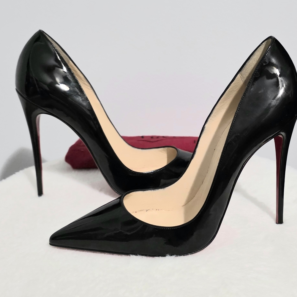 Christian Louboutin Black Patent Heels